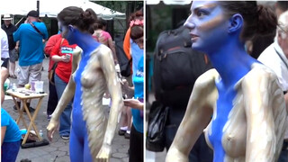 9. Vogue (STRIKE THE POSE) Body Painting Day (NYC) “2016”
