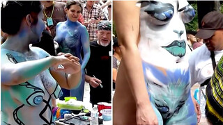 5. The Moment (BODY PAINTING DAY) New York City, USA “2014”