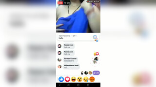 4. Desi aunty nude live stream on Facebook || Hot Aunty Facebook live stream