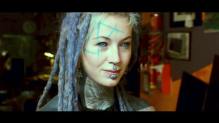 4. Female Tattoo Journey –  Girl with Full Body Suit, Face, Eyeball INK