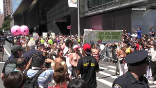 1. Topless parade in New York City