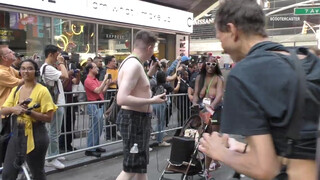 8. Topless parade in New York City