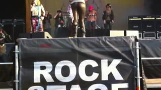 5. Steel Panther Big Boobs on stage Sweden Rock Festival 2012