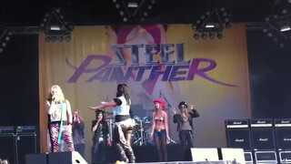 6. Steel Panther Big Boobs on stage Sweden Rock Festival 2012