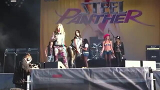 8. Steel Panther Big Boobs on stage Sweden Rock Festival 2012