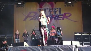 9. Steel Panther Big Boobs on stage Sweden Rock Festival 2012