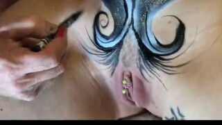 Full Nude Body Painting 3