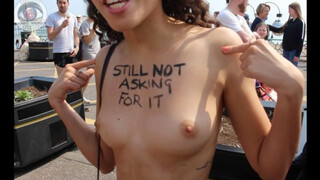 FREE THE NIPPLE | Topless Feminist Freedom Fighters!