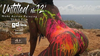 S2:E2 Nude Art Ebony Action Body Painting ‘Untitled No.12’ • GD Films • BMPCC 4K Deep House