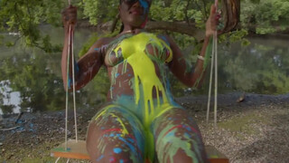 8. S2:E1 Nude Art Ebony Action Body Painting ‘Untitled No.11’ • GD Films • BMPCC 4K Deep House