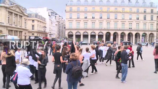9. France: Topless FEMEN activists protest violence against women in Paris *EXPLICIT*