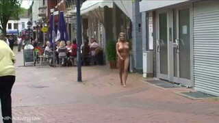 Nude In Public Art Session Monic