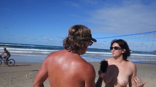 5. Beach Nude Girl Interview