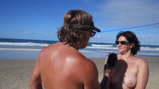 3. Beach Nude Girl Interview