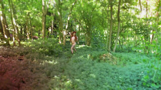 8. Primordial Sense of Being: Beautiful Nude Model as a Naked Fairy in the Forest