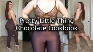 PrettyLittleThing Chocolate Brown Lookbook | Ruby Red