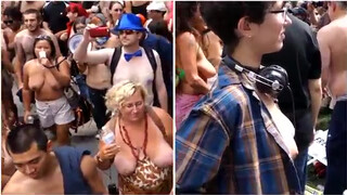 6. Summertime In My Heart (GO TOPLESS PRIDE PARADE) Before & After (NYC) “2014”