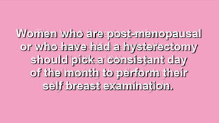 2. Female Breast Self Exam Tutorial