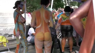 6. Don’t Turn It Off ( CREATIVE BODY PAINTING) NYC “July 14, 2018”