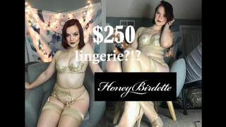 First time wearing luxury lingerie | Honey Birdette