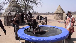 6. Himba.ヒンバ族とトランポリン跳んでみた。(NAMIBIA)