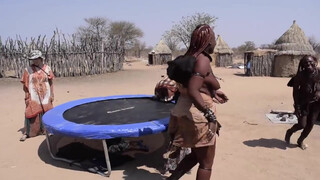 8. Himba.ヒンバ族とトランポリン跳んでみた。(NAMIBIA)