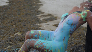 6. 10 Nude Art Ebony Action Body Painting ‘Untitled No.10’ • GD Films • BMPCC 4K Deep House