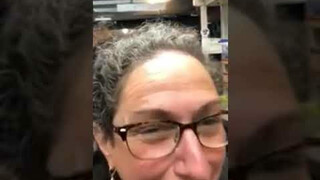 RACIST WOMAN DESTROYS STORE AND HITS BLACK LADY!!