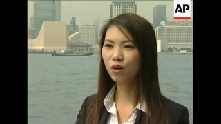 3. Naked newsreader on Hong Kong television