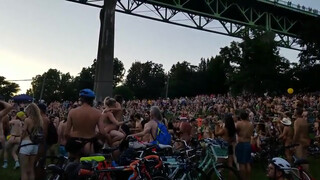 2. Nude Party Before and After Bike Ride Portland | Nude Shower !!