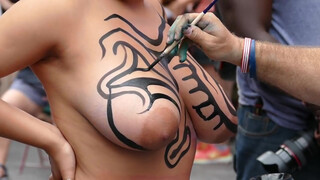 9. The Greatest Body Painting in Times Square