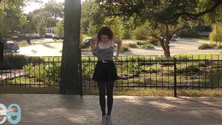 6. Emma Evins Frees Her Nipples in ATX