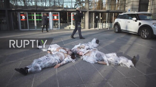 4. Spain: Topless FEMEN activists decry violence against women in Madrid *EXPLICIT*
