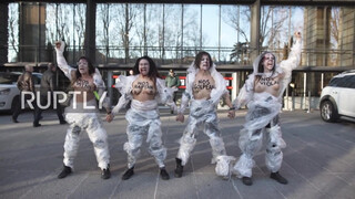 6. Spain: Topless FEMEN activists decry violence against women in Madrid *EXPLICIT*