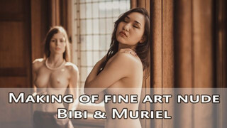 Making of des fine art nude photo Shootings