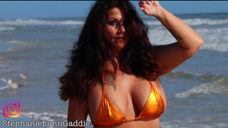 7. Bikini modeling at Daytona Beach