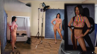 6. behind the scene of sexy almost naked nude topless boudoir photoshoot  2022