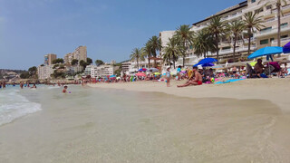 1. Beach walk, Cala Major Beach,  Palma de Mallorca, Spain August 2021