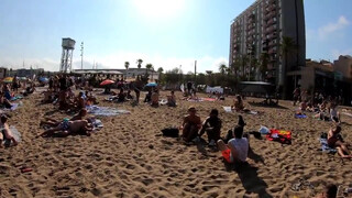 3. BARCELONA BEACH WALK SPAIN – September 2021