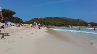 7. Beach walk | Cala Agulla | Mallorca 4K ????️????????