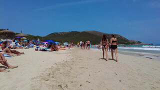 3. Beach walk | Cala Agulla | Mallorca 4K ????️????????