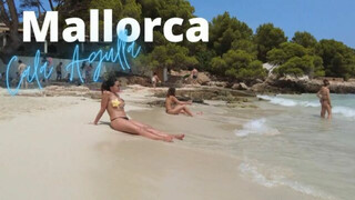 Beach walk | Cala Agulla | Mallorca 4K ????️????????