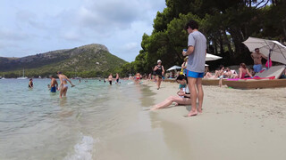 6. Beach walk | Platja de Formentor | Mallorca | Spain | 4K