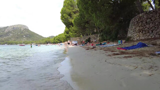 3. Beach walk | Platja de Formentor | Mallorca | Spain | 4K