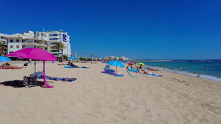 8. Beach walk | Can Pastilla Beach | Mallorca MAJORCA | Spain 4K
