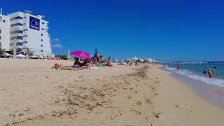 9. Beach walk | Can Pastilla Beach | Mallorca MAJORCA | Spain 4K