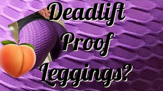Pt 2! – Buttcrush Brand Leggings try on. Butt are they Deadlift Proof? (see what i did there ????)
