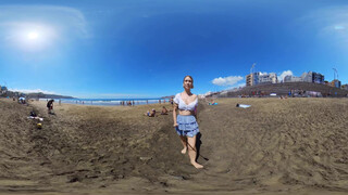3. Walk with me at Las Canteras Beach in Las Palmas, Gran Canaria. 360° Virtual Reality