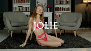 1. Jolie new Lingerie Try On model debut