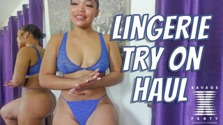 Sexy lingerie try on haul from savage x fenty (Rihanna): sister rates my outfits !